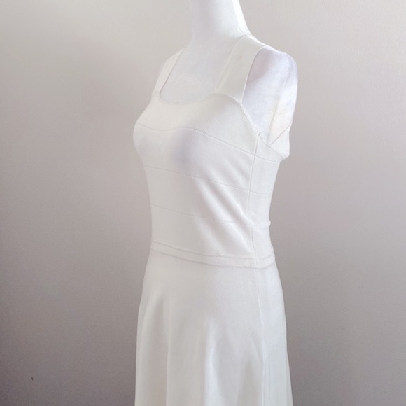 Nwt Zara knit white bodycon skater dress - Picture 5 of 9